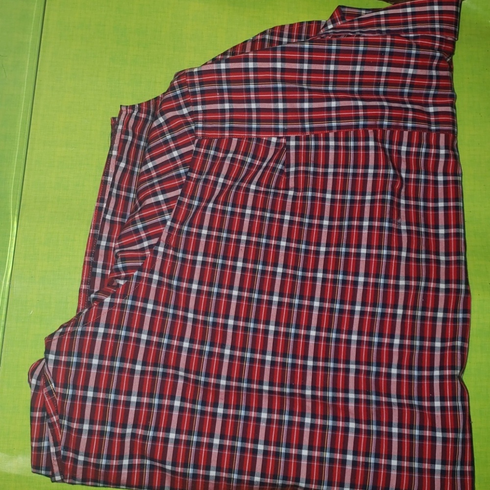 Nautica Short Sleeved Plaid Shirt